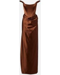 Vivienne Westwood - Robe Nova Camille Aus Satin - Lyst