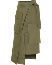 jacquemus denim skirt