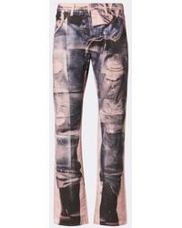 Acne Studios - 1996M Trompe L'Oil Straight Jeans - Lyst
