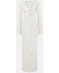 Rebecca Vallance - Cassis Chevron Knitted Maxi Dress - Lyst