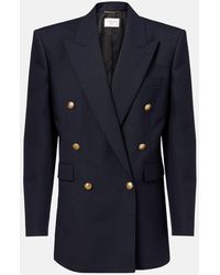 Saint Laurent - Blazer Aus Wolle - Lyst