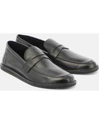 The Row - Loafers Cary aus Leder - Lyst