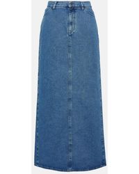 GIUSEPPE DI MORABITO - Denim Maxi Skirt - Lyst
