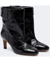 Isabel Marant - Eldra Leather Ankle Boots - Lyst