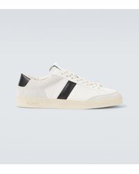Tom Ford - Sneakers Aus Leder Mit Veloursleder - Lyst