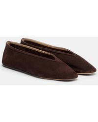 Le Monde Beryl - Luna Suede Ballet Flats - Lyst