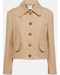 Patou - Cotton-blend Tweed Jacket - Lyst