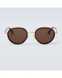 Bottega Veneta - Runde Sonnenbrille Forte Panthos - Lyst