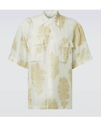 Dries Van Noten - Bedrucktes Hemd Aus Seide - Lyst