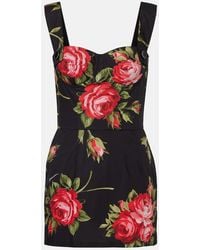 Dolce & Gabbana - Short Dresses - Lyst