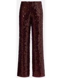 Oséree - Marylin Sequined Wide-Leg Pants - Lyst