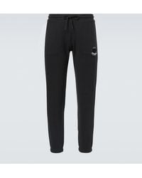 Moncler - Cotton Track Pants With Logo - Lyst