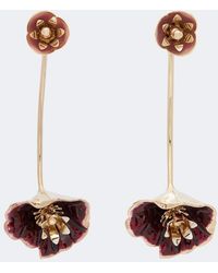 Rabanne - Floral Drop Earrings - Lyst