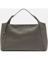 Brunello Cucinelli - Medium Leather Tote Bag - Lyst
