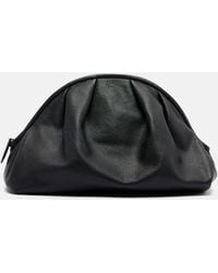 The Row - Charlotte Small Leather Clutch - Lyst