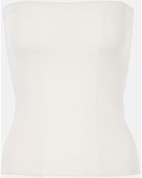 Lisa Yang - Bandeau-Top Ami Aus Cashmere - Lyst