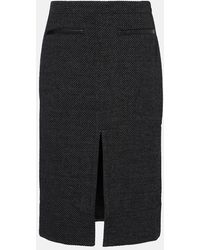 Proenza Schouler - Label Kingsley Twill Midi Skirt - Lyst