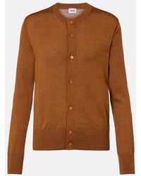Tod's - Wool And Silk-Blend Cardigan - Lyst