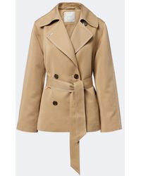 Varley - Maddox Double-Breasted Twill Jacket - Lyst