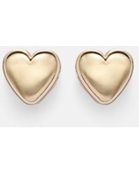 Roxanne First - Puffy Heart 14Kt Earrings - Lyst