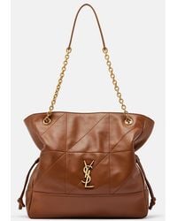 Saint Laurent - Jamie Shopping Small Leather Tote Bag - Lyst
