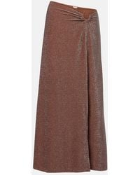 Johanna Ortiz - Ring-Detail Midi Skirt - Lyst
