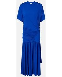 Ferragamo - Dress With Draping - Lyst
