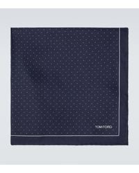 Tom Ford - Polka-Dot Silk Pocket Square - Lyst