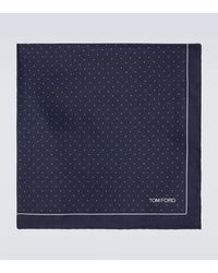 Tom Ford - Polka-Dot Silk Pocket Square - Lyst