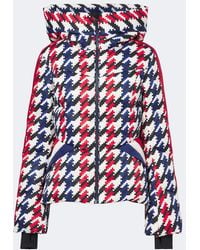 Perfect Moment - Duvet Houndstooth Hooded Down Ski Jacket - Lyst