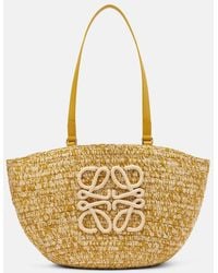 Loewe - Paula's Ibiza Eclipse Medium Raffia Basket Bag - Lyst