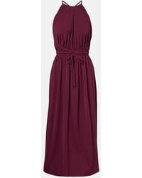 Eres - Ines Halterneck Jersey Midi Dress - Lyst