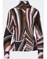 PUCCI - Iride Cotton Muslin Shirt - Lyst