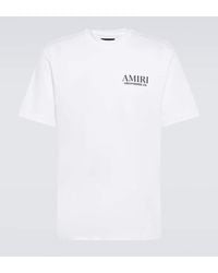 Amiri - Camiseta de jersey de algodon con logo - Lyst