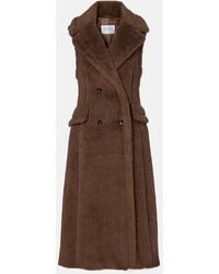 Max Mara - Alpaca, Wool, And Silk Teddy Coat - Lyst