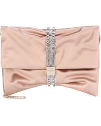 Jimmy Choo Chandra Satin Clutch - Pink