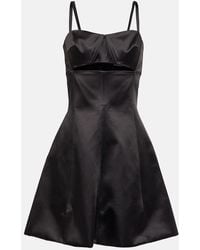Patou - Minikleid Aus Einem Baumwollgemisch - Lyst