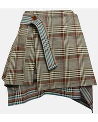 Vivienne Westwood - Minifalda de tweed a cuadros - Lyst
