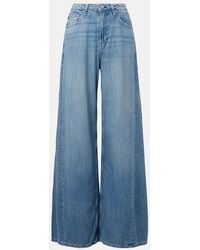 AG Jeans - Jeans Anchos De Tiro Alto - Lyst