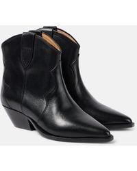 Isabel Marant - Dewina Leather Bootie - Lyst