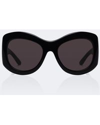 Gucci - Oversize-Sonnenbrille Double G - Lyst
