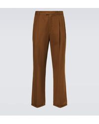 The Row - Pantalon Droit Belamy En Coton Melange - Lyst