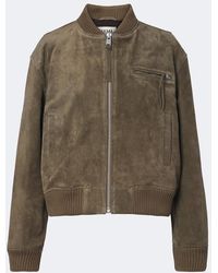 Arma - Elysia Suede Bomber Jacket - Lyst