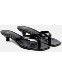 Totême - Leather Thong Sandals - Lyst