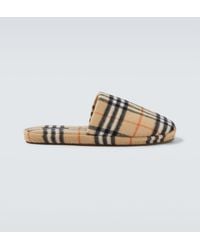 Burberry - Slippers Check - Lyst