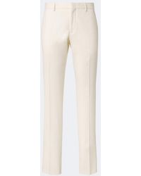 ZEGNA - Cotton And Cashmere Slim Pants - Lyst
