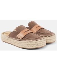 JW Anderson - Suede Espadrille Loafers - Lyst