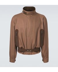 Giorgio Armani - Archivio Silk Bomber Jacket - Lyst