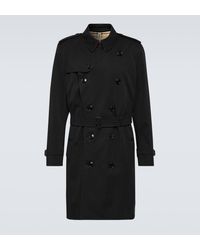 Burberry - Trench-coat Kensington en coton - Lyst