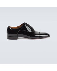 Christian Louboutin - Greggo Patent Leather Oxford Shoes - Lyst